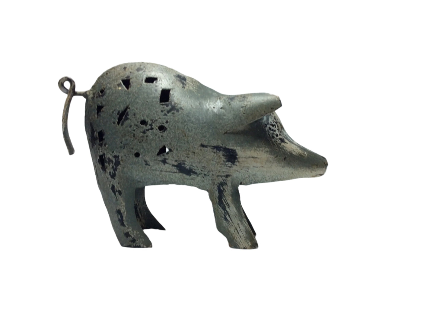 Metallschwein grau