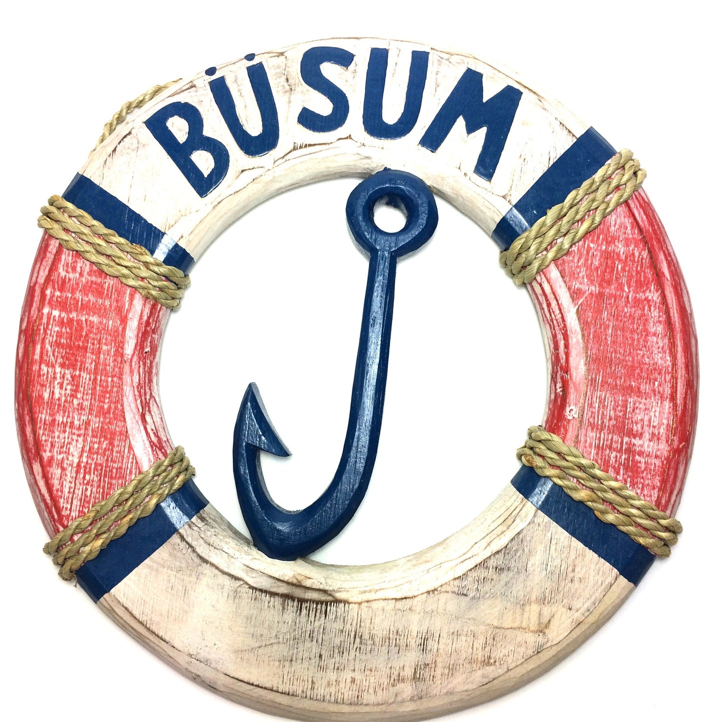 Rettungsring Weiß/Rot