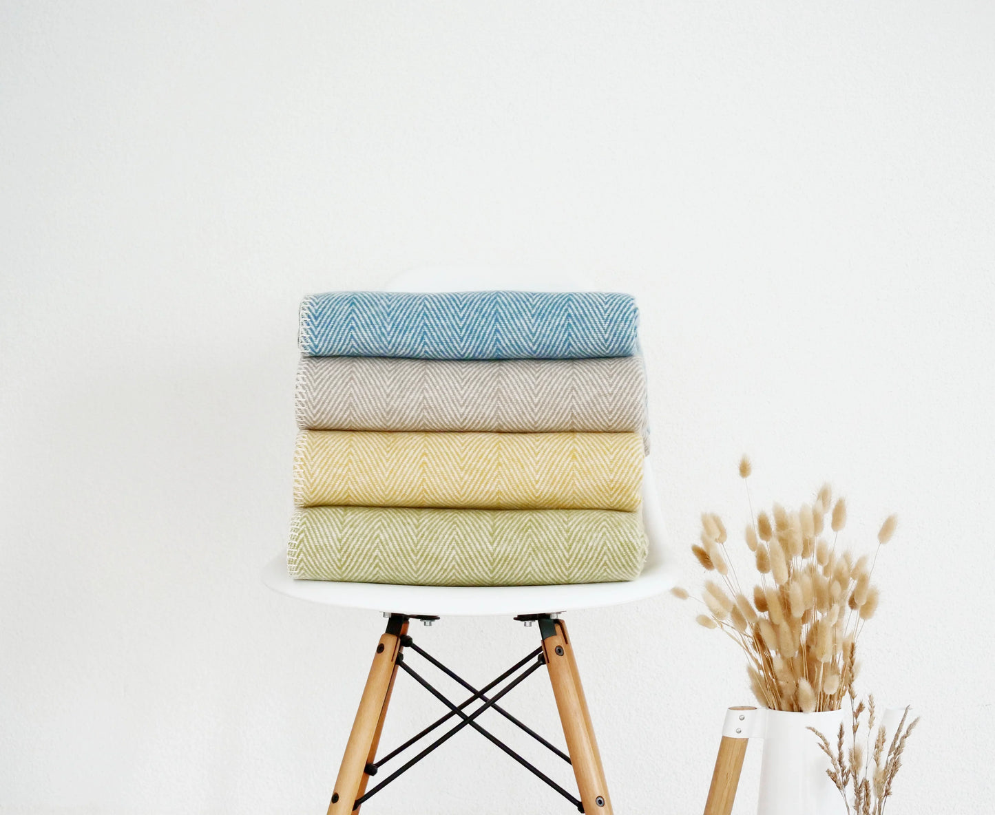 Kuscheldecke >Finn< aus Bio-Baumwolle von Riema - versch. Farben