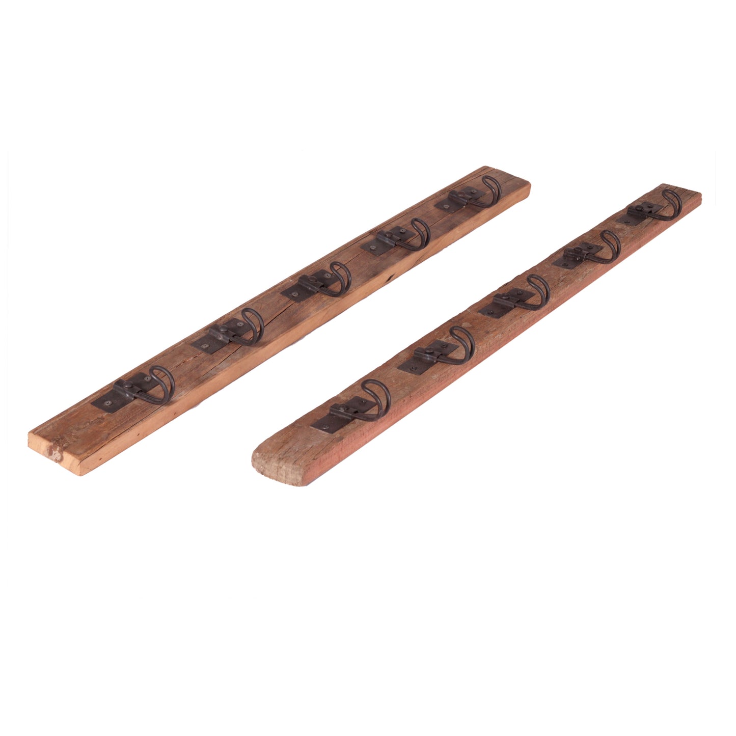 Garderobe aus Altholz mit 5 Haken - Unikate