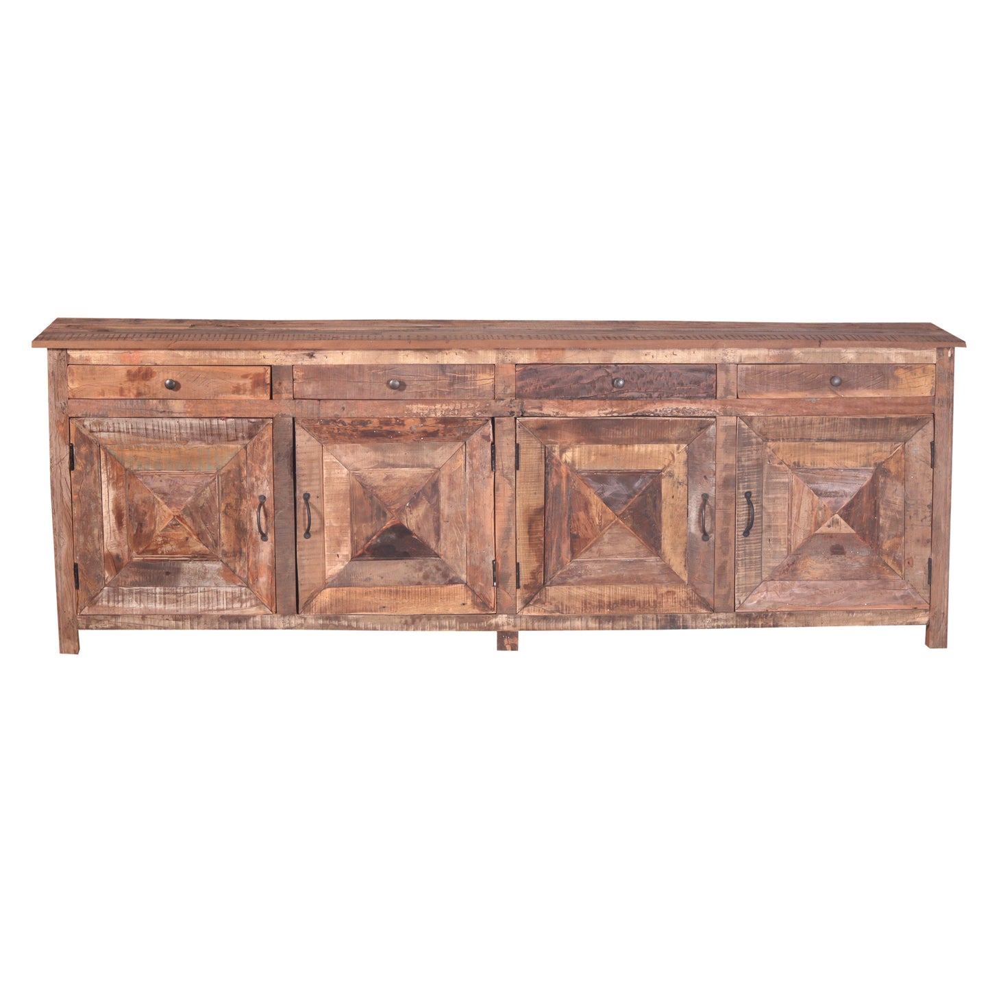 Sideboard >Dhana< Altholz mit 4 Türen & 4 Schubladen