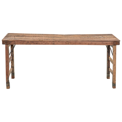 Markttisch aus Indien mit Holzbeinen - klappbar