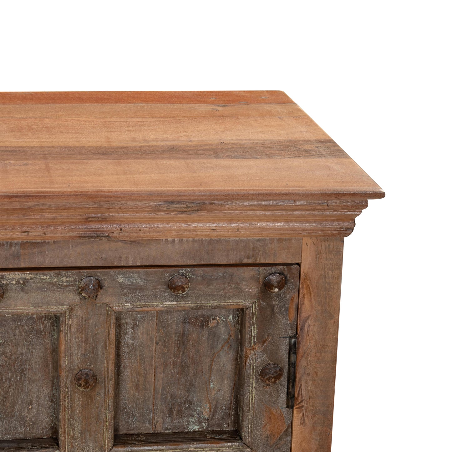 Sideboard Kommode >Castle< 2-türig - aus Altholz und indischen Türen
