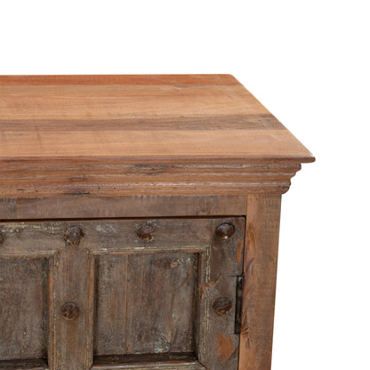 Sideboard Kommode >Castle< 2-türig - aus Altholz und indischen Türen