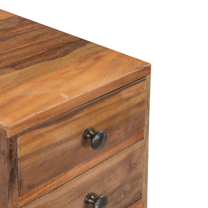 Beistellschrank >Stripe< mit 6 Schubladen aus Altholz
