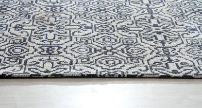 Teppich gewebt >Bangal< blau 160x240cm