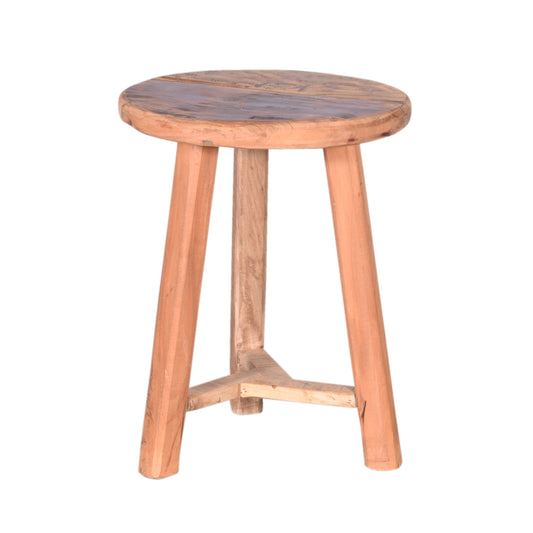 Hocker >Pugal< aus recycle Holz