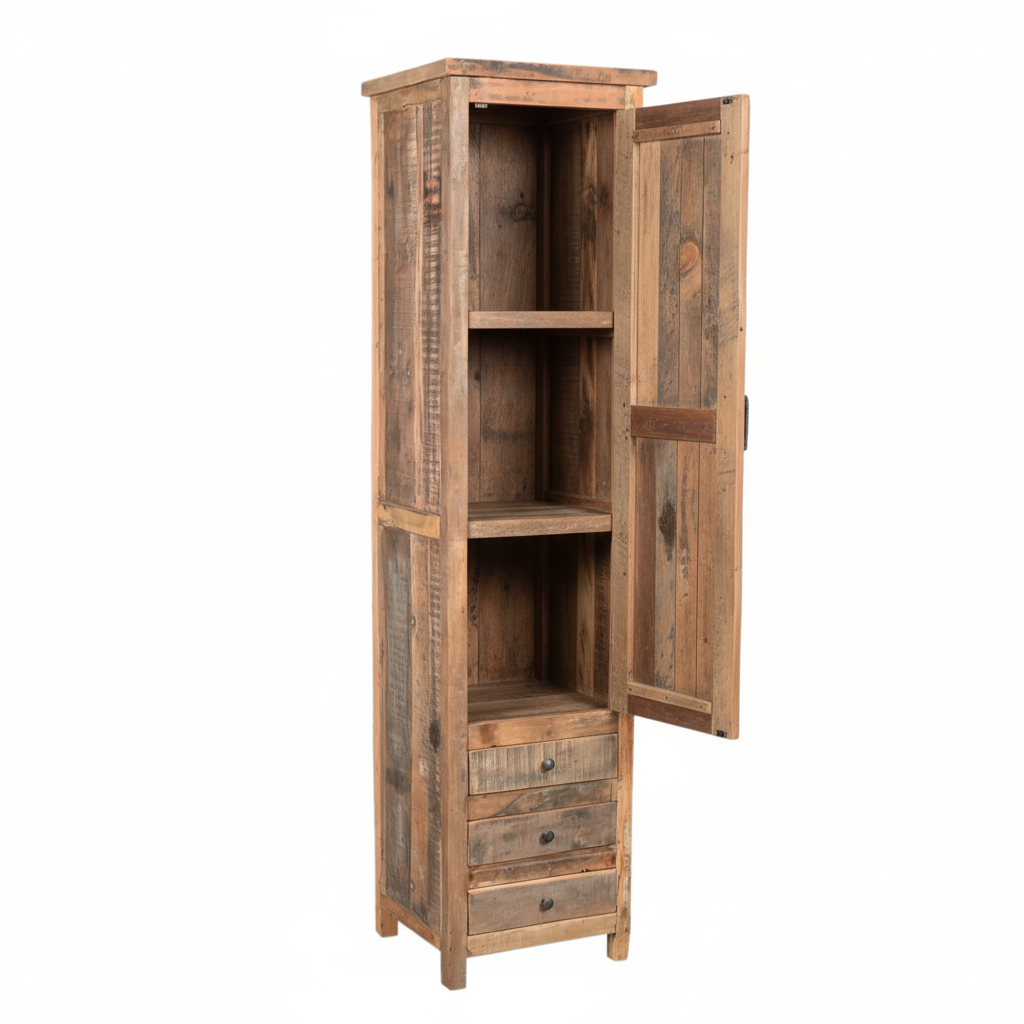 Schrank aus Altholz 1-türig