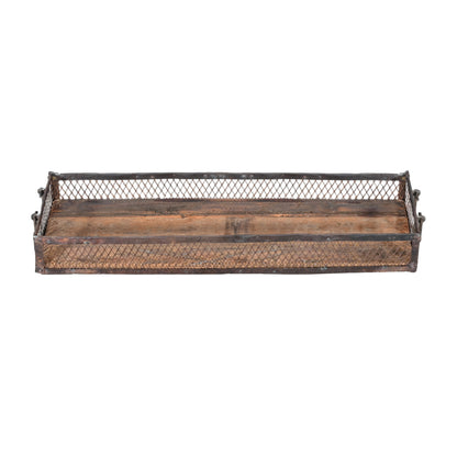 Rustikales Tablett mit Griffen - 2 Größen