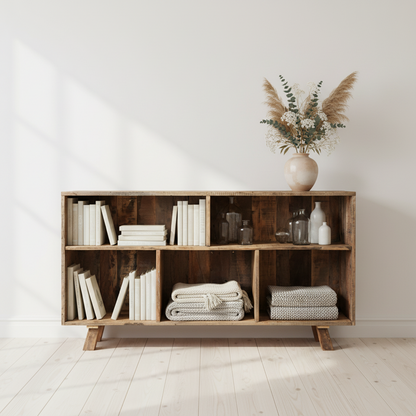 Konsole aus Holz 5 Fächer