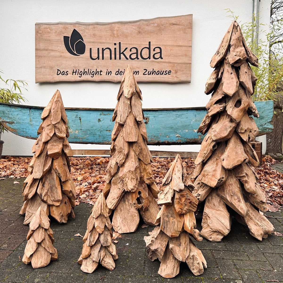 Tannenbaum aus Teakholz - 7 Größen