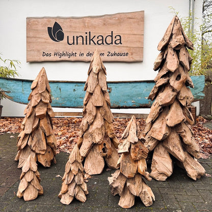 Tannenbaum aus Teakholz - 7 Größen