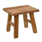 Hocker Beistelltisch aus Recycle Teakholz Rustikal 50cm