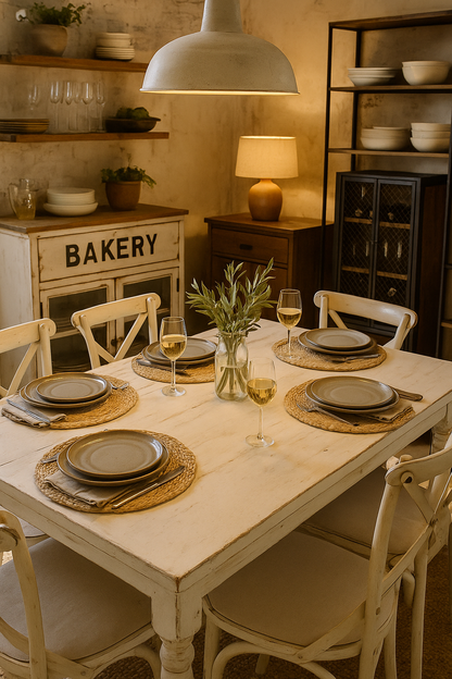 Tischset Platzset aus Jute 35cm rund natur