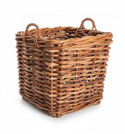 Korb >Botanica< Pflanzkorb aus dickem Rattan eckig - versch. Größen