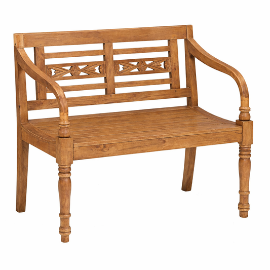 Gartenbank Sitzbank Batavia 100cm Teakholz