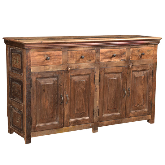 Sideboard mit antiken Türen & 4 Schubladen - 160cm