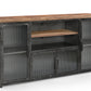 Sideboard >St. Louis< aus Metall & recycle Holz