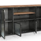 Sideboard >St. Louis< aus Metall & recycle Holz