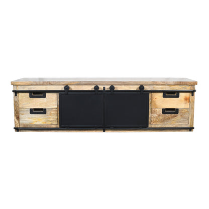 TV-Board >Tucson< aus Mangoholz & Metall 180cm