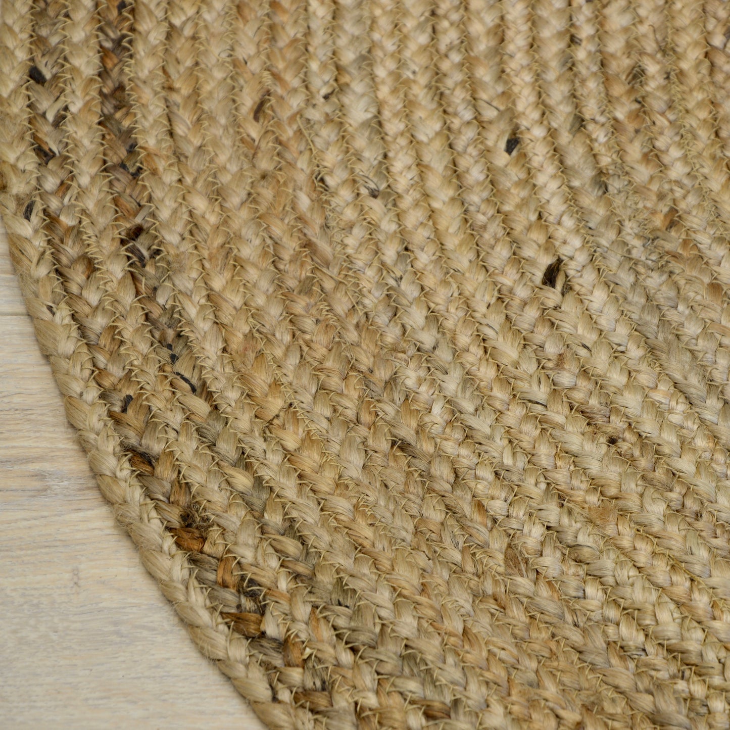 Teppich aus Jute rund natur - 3 Größen 120-180cm