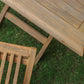 Gartentisch >Karimata< Teak klappbar 80x80cm - Grey Wash