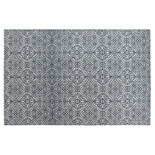 Teppich gewebt >Bangal< blau 120x180cm