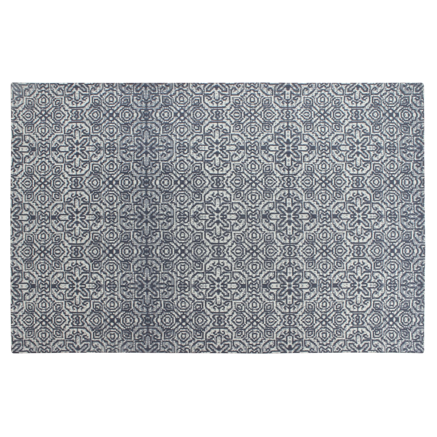 Teppich gewebt >Bangal< blau 160x240cm