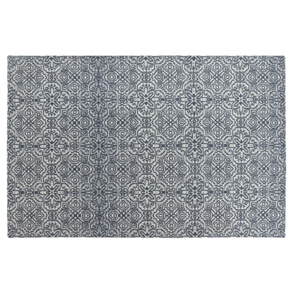 Teppich gewebt >Bangal< blau 160x240cm