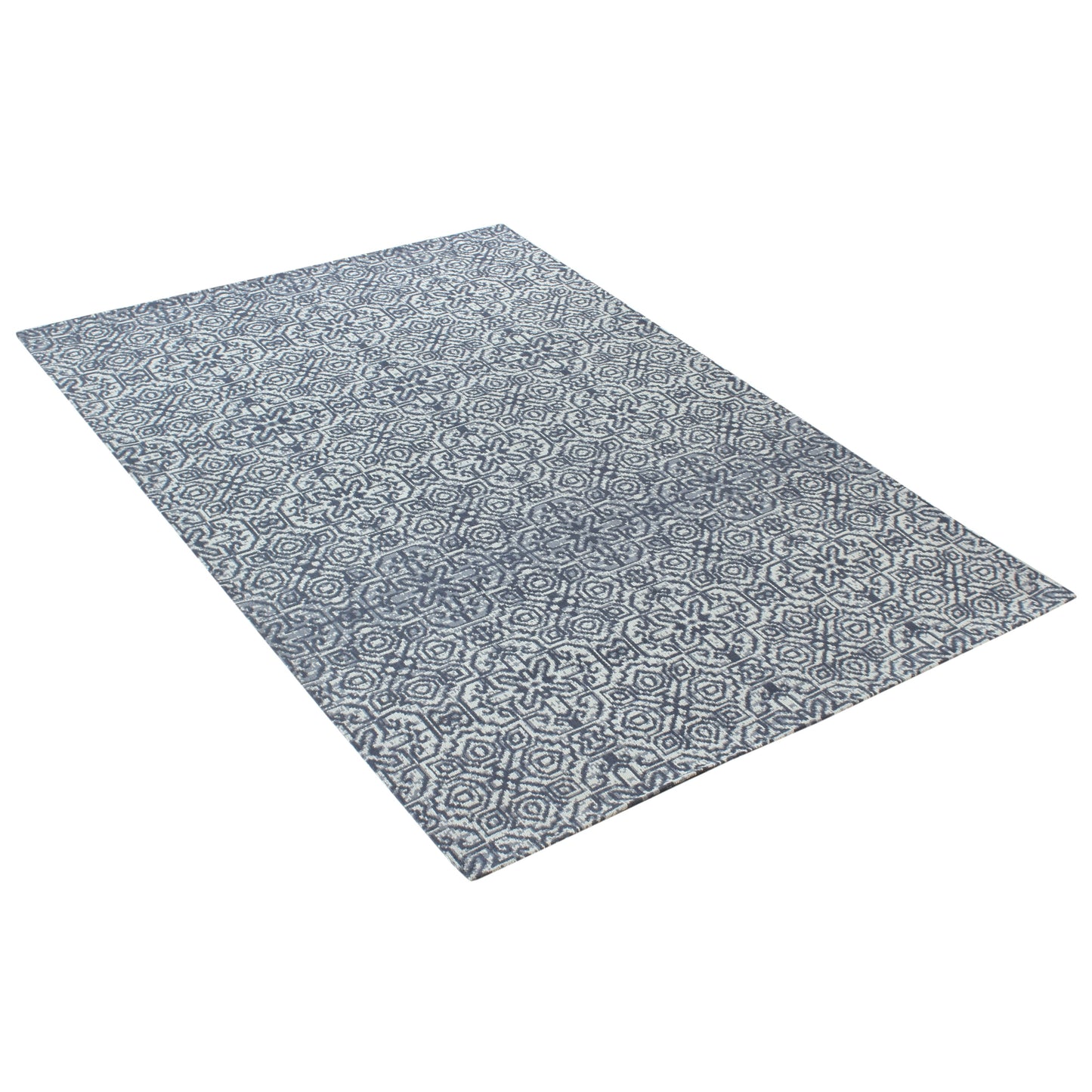Teppich gewebt >Bangal< blau 160x240cm