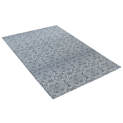 Teppich gewebt >Bangal< blau 160x240cm