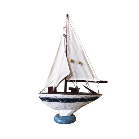 Segelboot >Loretta< Deko aus Holz