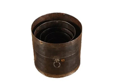 Topf mit Griffen aus Metall Eimer - 5 Größen