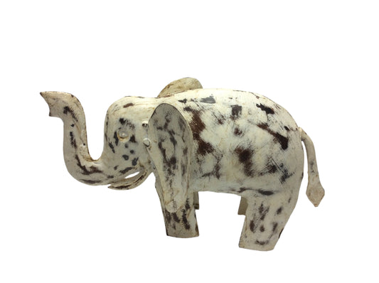 Metall Elefant  klein shabby look
