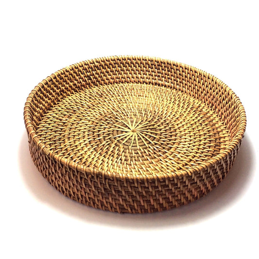Korbtablett Rot/Braun