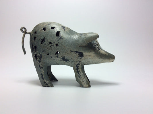 Metallschwein grau