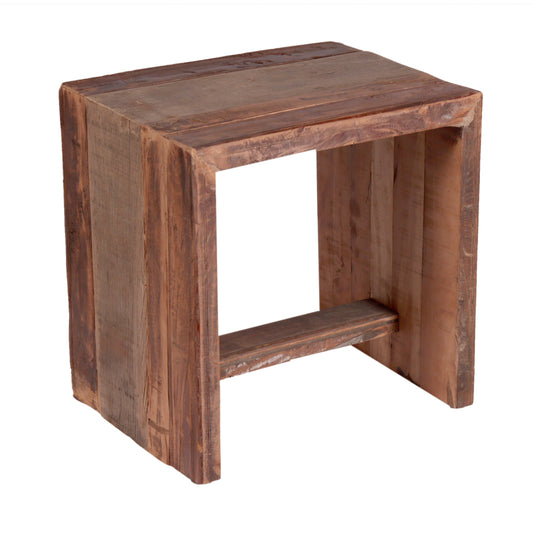 Hocker U-Form Recycle Holz